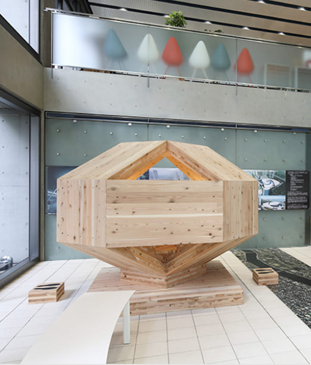 CLTモノコック構造 モックアップモデル制作・展示
